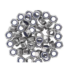 DIN931 Flange Nylon Lock Nut 1.25mm Serrated Face Nut