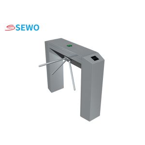 SUS304 Electronic Security Tripod Barriers For Access Control
