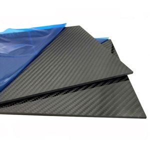Custom Sizes Ultra-Thin Carbon Fiber Panels 3K Weave Matte / Glossy Finish