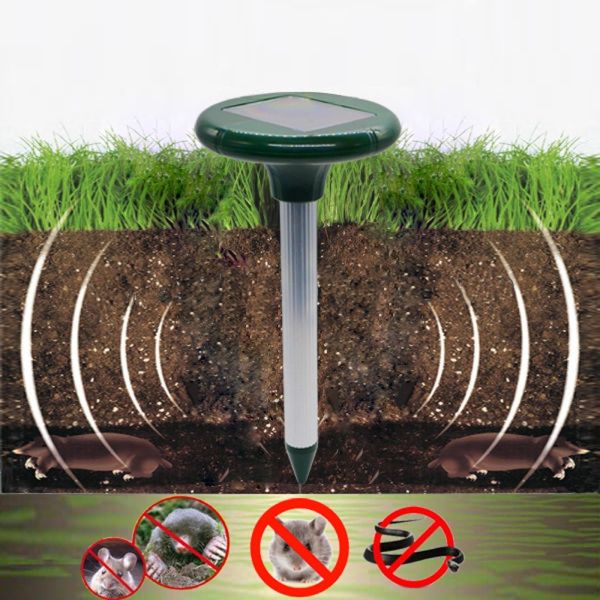 Buy Effective Garden Solar Ultrasonic Rat Repellent Vibration Buzzer Mouse Expeller at wholesale prices
