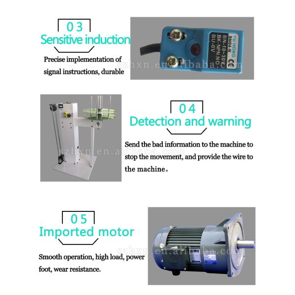 Electric Wire Pay Off Machine with 350mm Tray Diameter and Positive/Negative Feeding