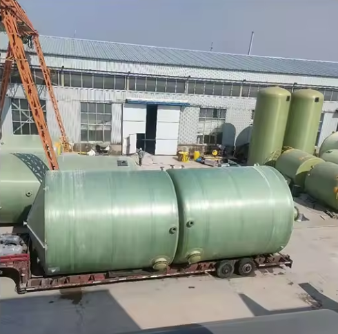 All Size Acid Material FRP Storage Tank For Chemical Production Line