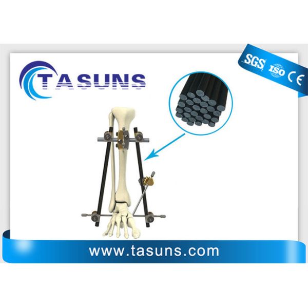 100% Solid Pultruded Carbon Rods For Elbow Hinge Fixator