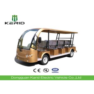 China 11 Seater Electric Sightseeing Bus Tourist Car with Zero Pullution Green Energy on sale