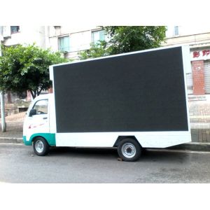 China Advertising Mobile Big Screen Truck , Vehicle Mounted LED Display With OEM Cabinet on sale