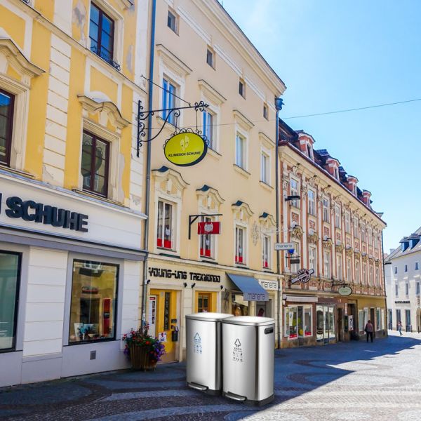 Buy Anti Scratch 100L Two Compartment Garbage Can at wholesale prices