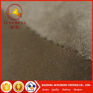 Garment home textile knitted faux 100% polyester micro suede fabric