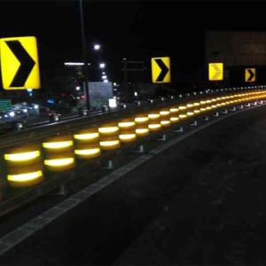 Highway Guardrail Traffic Safety Anti-Collision Roller Barrier With Anti