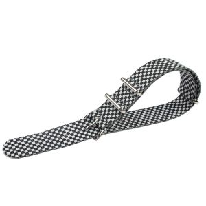 Simple Nylon 20mm Watch Band , Nato Checker Stylish Watch Bands