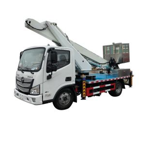 China FOTON Single Row Telescopic Arm Aerial Work Truck   Overhead-working-truck   Lifting Mechanism on sale