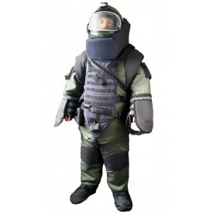 Quality 32.7Kg EOD Bomb Disposal Suit With Spine / Neck / Chest Protection Flamer - Resistant for sale