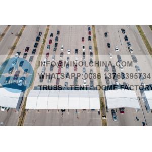 Drive Thru 30m Temporary Vaccination Site With Ventilation Windows