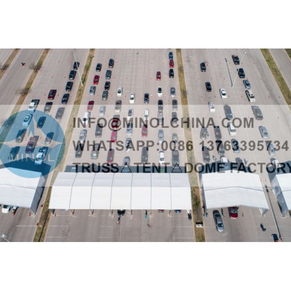 Buy Drive Thrugh Aluminum Alloy Vaccine Hospital Tent Screening Structures at wholesale prices