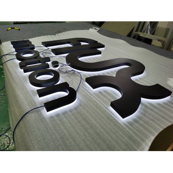 Outdoor Advertising Led Letter Sign Customized 3d led Channel Backlit Letter Sign