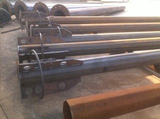 Double Arms Q345 Hot Dip Galvanized Street Light Pole