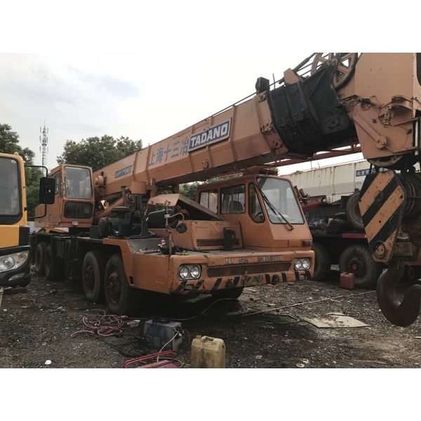 TADANO TG-500E Second Hand Cranes , 50 Ton Second Hand Truck Cranes Nissan Diesel