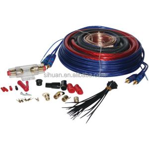 China 4 Gauge Car Amp Wiring Kit With Low Voltage Compatibility And PVC Insulation on sale