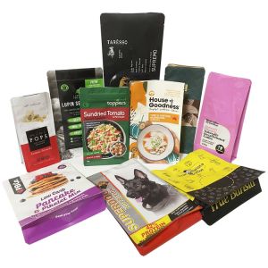 China Mylar Flat Bottom Zipper Coffee Pouch Bag with Valve Moisture Proof Reusable Custom Printed on sale