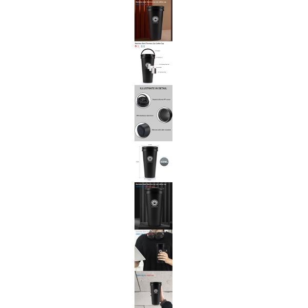 Popular 450ml Stainless Steel Vacuum Straight Coffee Tumbler Travel Portable Mugs