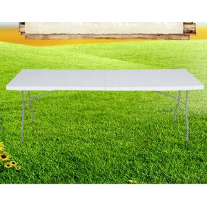 Outdoor Popular HDPE Plastic Foldable Picnic Dining Table with Modern Design