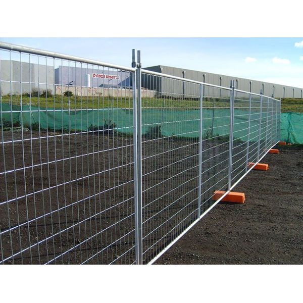 Mobile Construction Fence Height1.8m*Width3.0m Mesh 50mm*100mm HDG 275.sqm 38mm pipes with middle brace
