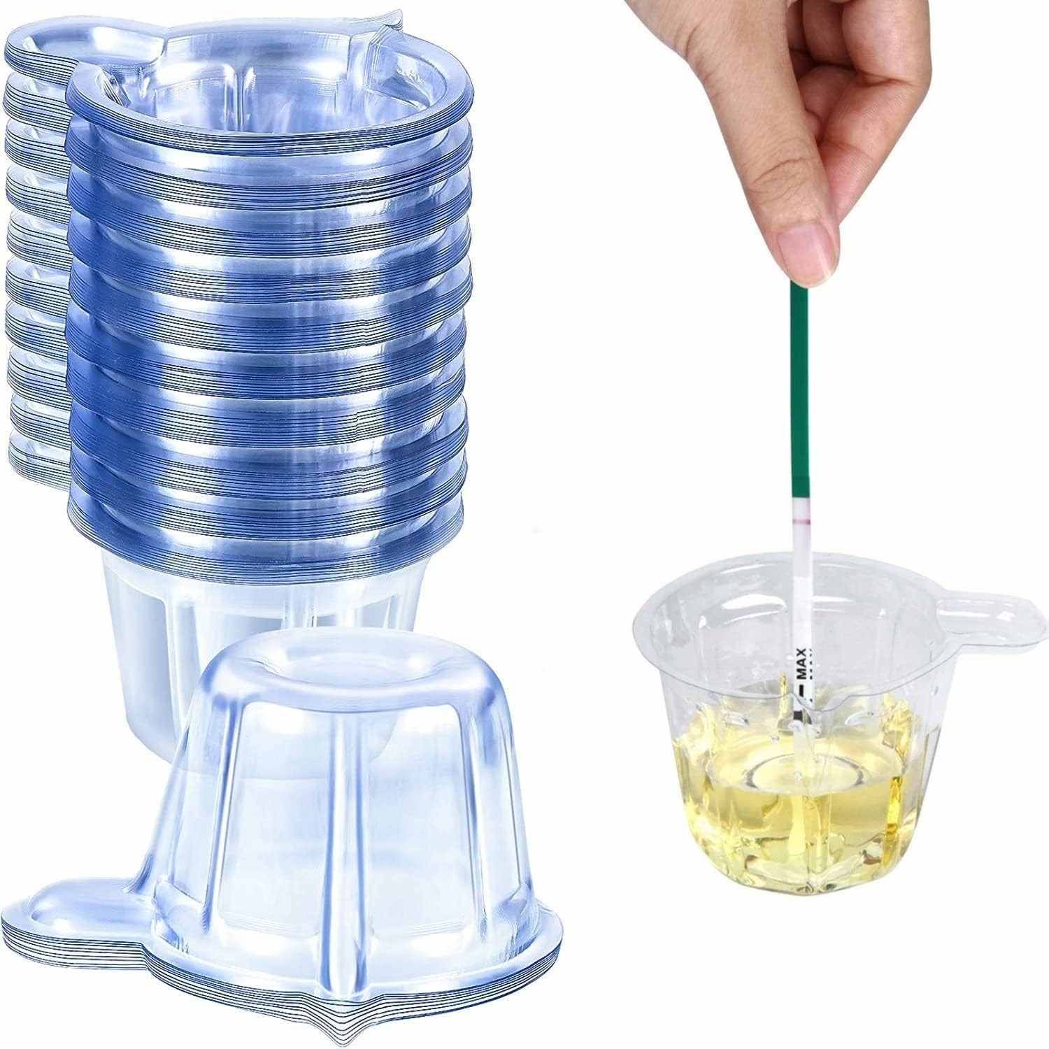 Quality 40ml Plastic Disposable Urine Cups - 80/120/200 Pcs Easy To Collect Urine Specimen Cups For Pregnancy Test/Ovulation for sale