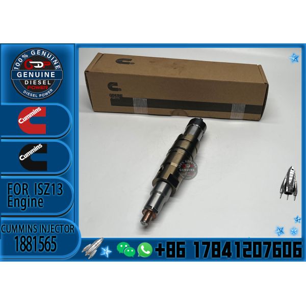 New fuel injector 1881565 common rail injector 1881565 for diesel fuel engine DC13 1933613 2057401 2058444 2419679