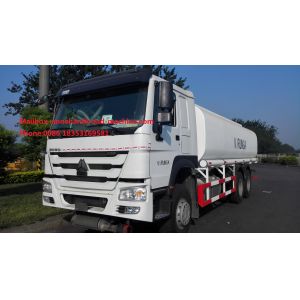 Sinotruk Howo7 Edible Oil Transport Vehicle Liquid Tanker Truck , Mobile Gas