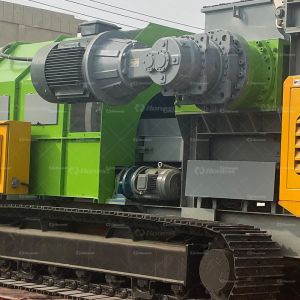 Construction Waste Recycling and Crushing Waste Metal Crawler Mounted Shredding