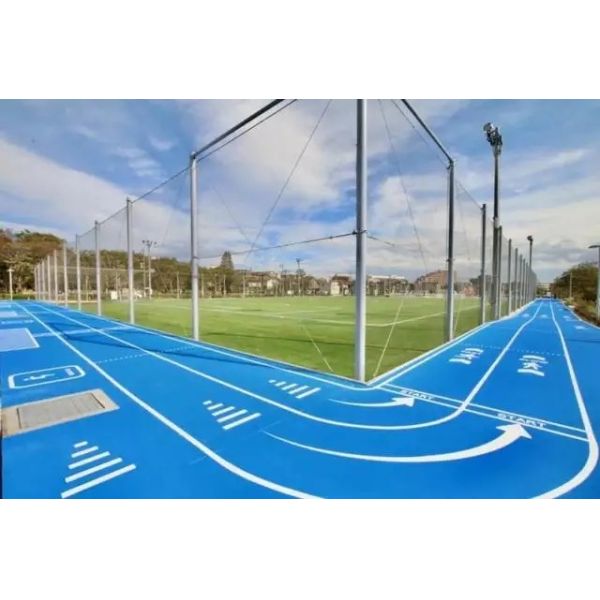 Indoor Outdoor EPDM Granules Eco Friendly Recycled Colour Rubber Walking Path