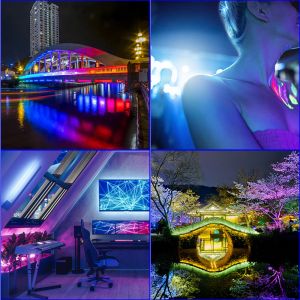 Adjustable color temperature floodlight with high brightness, waterproof and