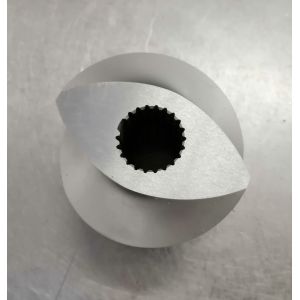 Durable CWJ70 High Efficiency Double Flighted 60HRC Extruder Screw Elements
