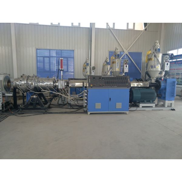 Buy Fully Automatic Plastic Pipe Extrusion Line With Omron Temperature Controller at wholesale prices