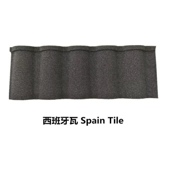 Weather Resistant Colorful Stone Tiles Roofing 0.2mm Thickness