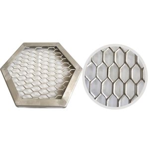 Security Expanded Copper Mesh , Stainless Grill Mesh Anti Corrosion ageing
