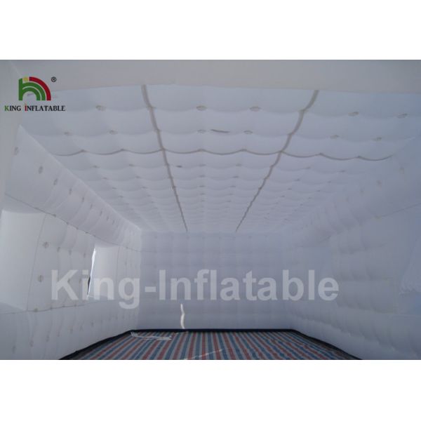 PVC Tarpaulin White Inflatable Wedding Party Tent Rectangle Shape 39.4ft * 19.7ft