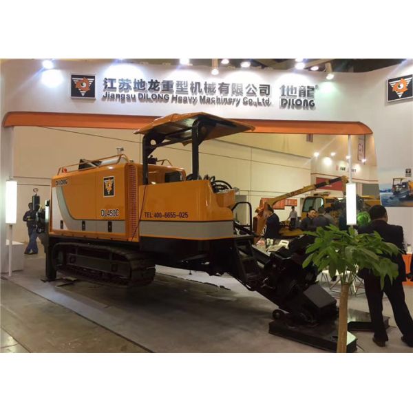 450KN Hydraulic Crawler Drilling Machine / Horizontal Directional Drilling