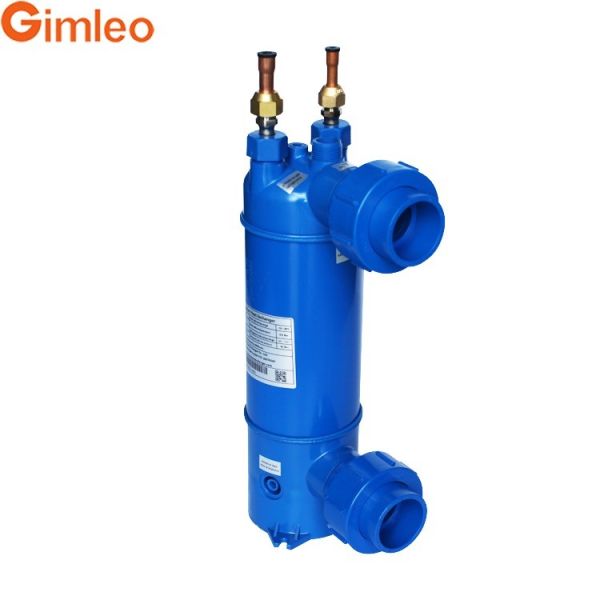 Buy Gimleo Titanium Swimming Pool Heat Exchanger Condenser Refrigerant Outlet 9.52mm 3.9Kg at wholesale prices