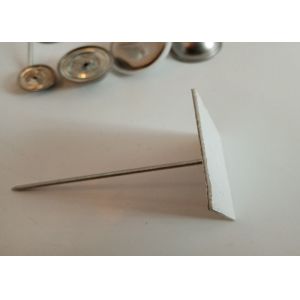 Stainless Steel Self Adhesive Insulation Pins / Self Stick Insulation Hanger