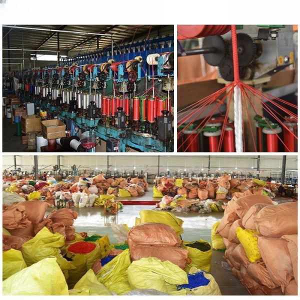 Orange Nylon Tent Elastic Cord 2mm-10mm Adjustable Tent Ropes Cord