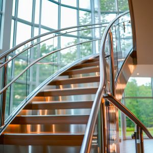 China Elegant Round Stainless Steel Handrails for Luxury Interiors on sale