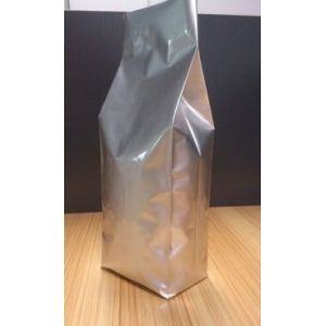 Plain Silver Bottom Plastic Pouches Packaging Recyclable Heat Seal