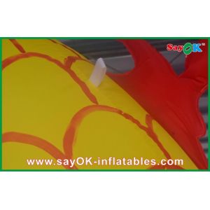 Advertising Inflatable Cartoon Characters , Chinese Yellow Dragon Arch
