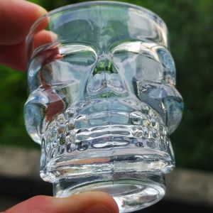 0.5cl Machine Made Wholesale Skull Shot Glass Bulk