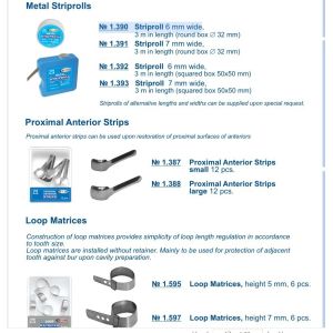 Plastic Dental Restoration Material TOR VM Metal Strip Rolls 1.392 Safety