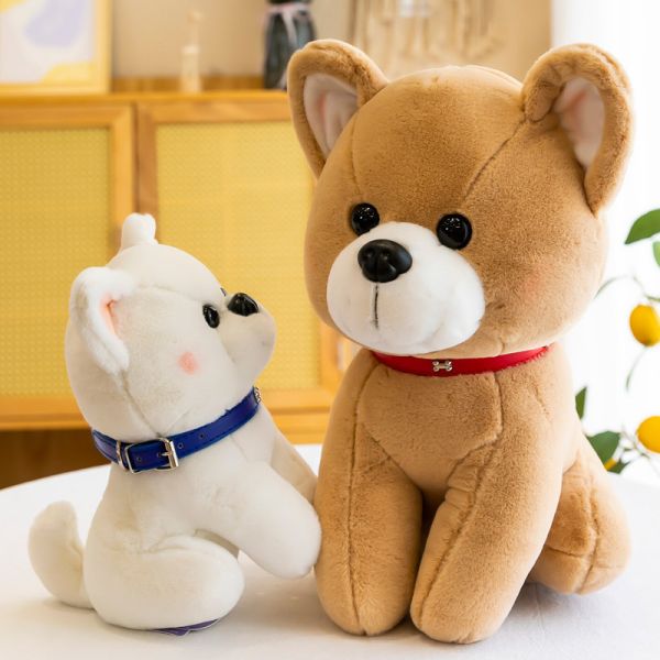 Buy OEM Brushy Stuffed  Dog Toys With Printed Logo at wholesale prices
