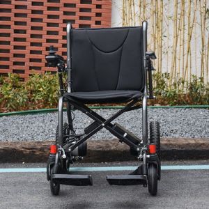 Lithium Battery Lightweight Power Wheelchair Foldable With PU Tire