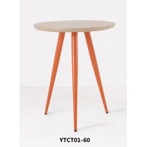 China Colourful Wood Iron Restaurant wedding lesiure table (YTCT01-60) on sale