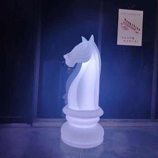 Seahorse Shape Change Color Garden Light Rechargeable Plastic Led Light