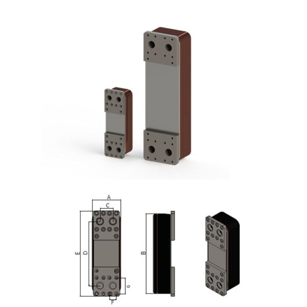 Buy Oil Cooler Heat Exchanger Marine Brazed Plate Heat Exchanger at wholesale prices